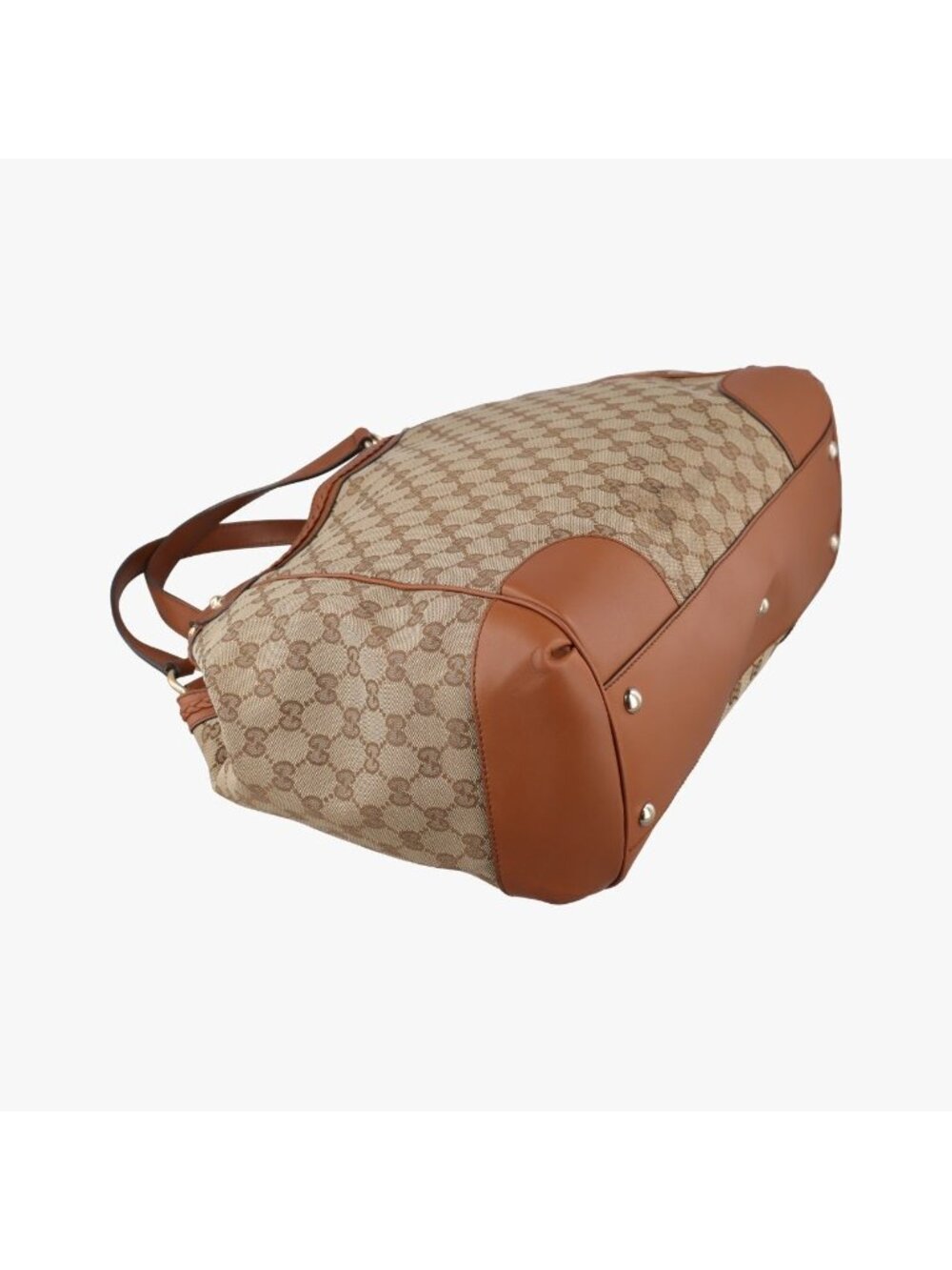 ★SOLD★ Gucci Interlocking GG Canvas Brown Handbag - Picture 7 of 15